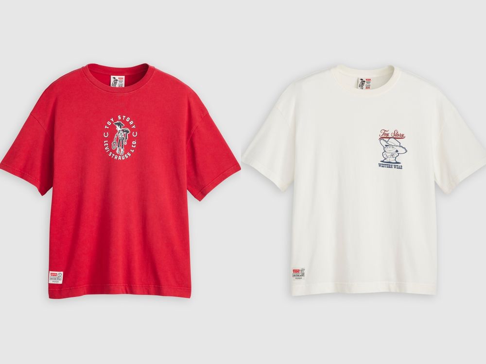 Levi’s玩具總動員聯名爆火！胡迪&翠絲「具象化穿搭」竟然這麼好看、角色絲巾必收藏！-5