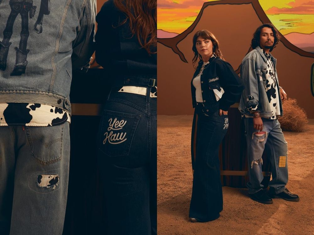 Levi’s玩具總動員聯名爆火！胡迪&翠絲「具象化穿搭」竟然這麼好看、角色絲巾必收藏！-7