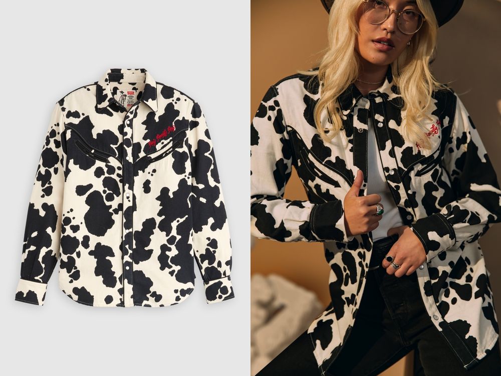 Levi’s玩具總動員聯名爆火！胡迪&翠絲「具象化穿搭」竟然這麼好看、角色絲巾必收藏！-12