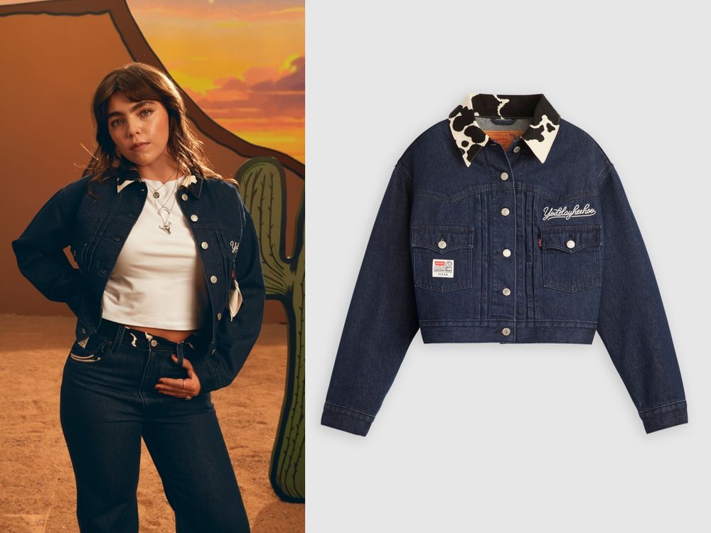 Levi’s玩具總動員聯名爆火！胡迪&翠絲「具象化穿搭」竟然這麼好看、角色絲巾必收藏！-15