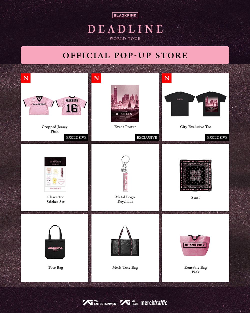 BLACKPINK快閃店來了！「這天起」限時五天降臨大巨蛋、「粉黑滾邊球衣T恤」必買周邊搶先看！-7