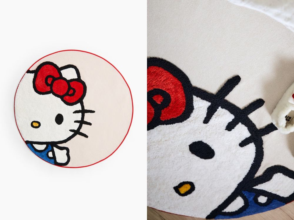 H&M跟Hello Kitty聯名推家居小物！超可愛「凱蒂貓馬克杯、Kitty絨毛抱枕」全都太想買！-11