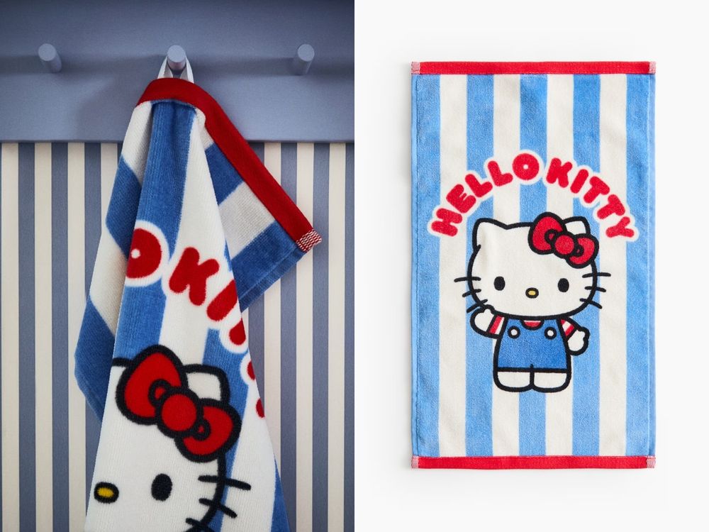 H&M跟Hello Kitty聯名推家居小物！超可愛「凱蒂貓馬克杯、Kitty絨毛抱枕」全都太想買！-9