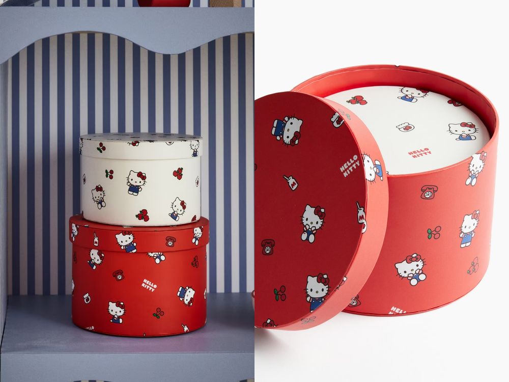 H&M跟Hello Kitty聯名推家居小物！超可愛「凱蒂貓馬克杯、Kitty絨毛抱枕」全都太想買！-6