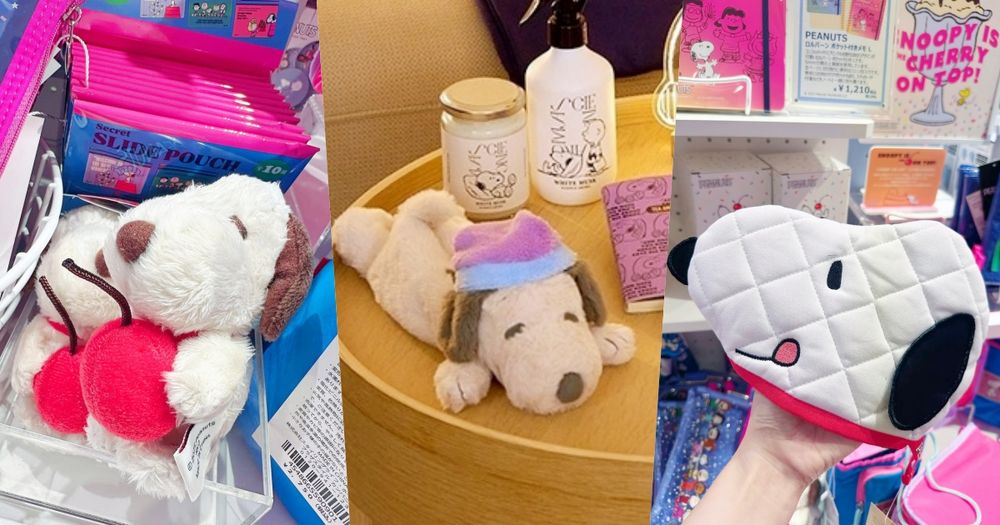 2025日本最新必買史努比周邊！PLAZA聯名超可愛「抱櫻桃史努比鑰匙圈、隔熱手套」不買會後悔！-14