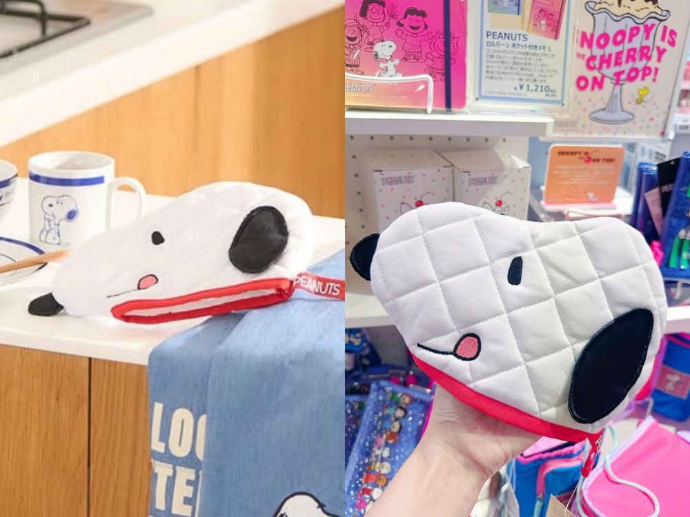2025日本最新必買史努比周邊！PLAZA聯名超可愛「抱櫻桃史努比鑰匙圈、隔熱手套」不買會後悔！-13