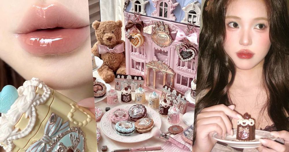 花知曉甜點小熊秋季限定彩妝，空降韓國聖水快閃！小餅乾腮紅、可露麗唇凍、建築眼影盤，掀起一波韓女甜美風暴！-1