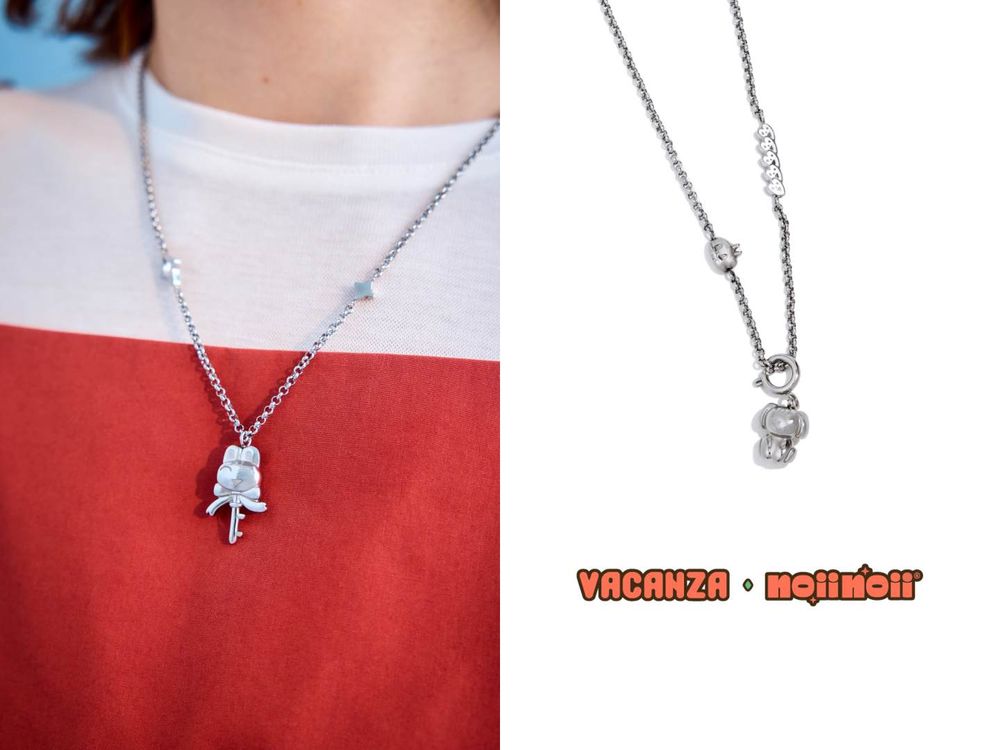 可愛到不行！vacanza聯名插畫noii noii小兔！掀蓋戒指超療癒、滿額再送萌系收納包！-6