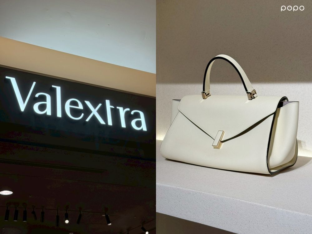 趙露思最愛的豪門包！Valextra進駐台中新光三越「弧形包牆」超美！千金手提包值得一生收！-8