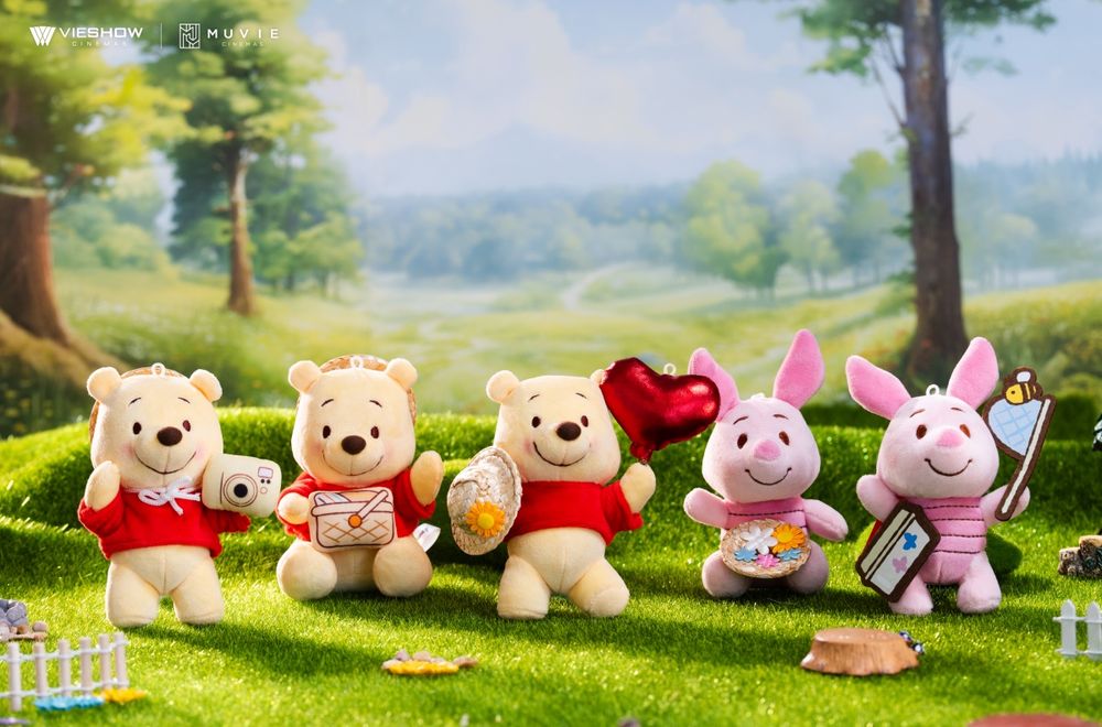 維尼控要買！威秀影城開賣「郊遊系列」小熊維尼玩偶、「拍照維尼&抓昆蟲小豬」可愛發瘋！-5
