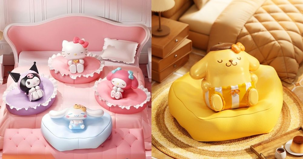 想跟布丁狗一樣軟爛！7-11開賣超Q「軟綿沙發系列」三麗鷗公仔、戴眼罩小可愛+迷你沙發太生火！-1