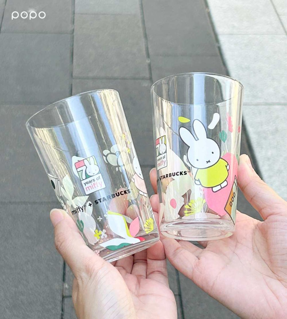 星巴克又跟米飛兔聯名啦！台灣限定「櫻花米飛兔冷水壺、店員米飛兔吊飾」全都太生火！-8