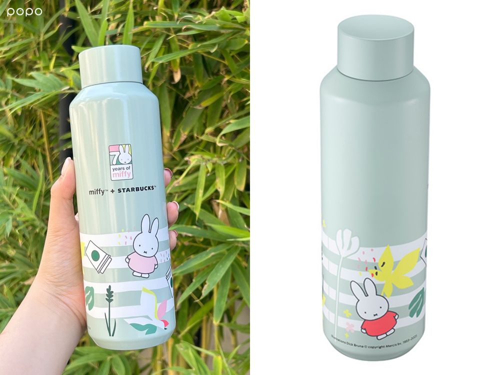 星巴克又跟米飛兔聯名啦！台灣限定「櫻花米飛兔冷水壺、店員米飛兔吊飾」全都太生火！-16