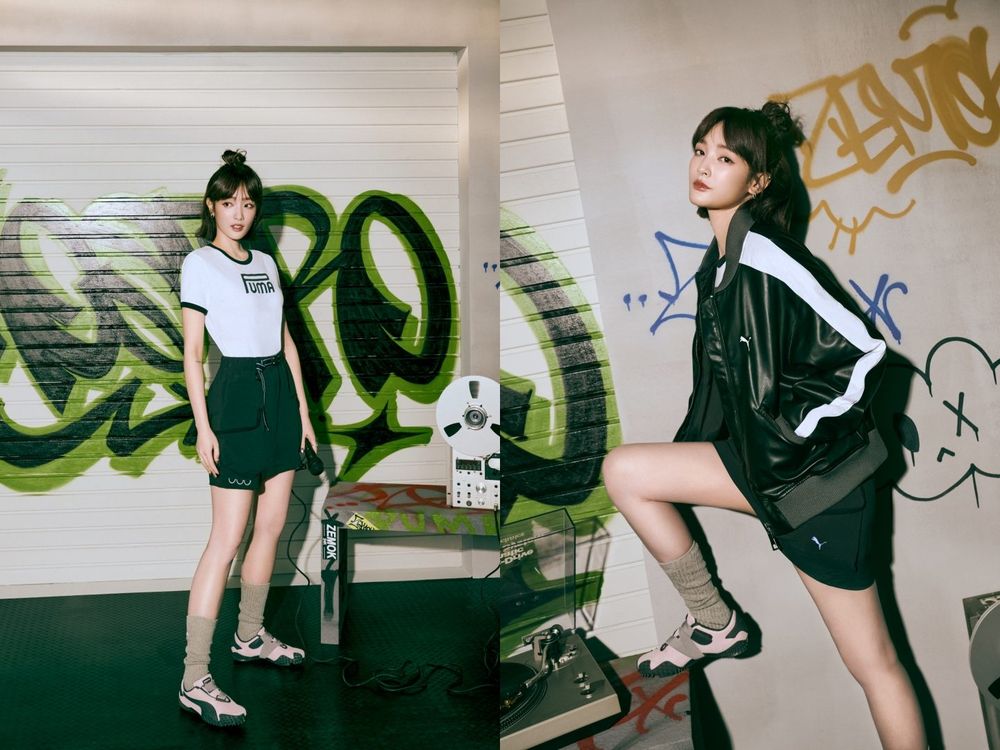 這雙默默大爆紅！PUMA怪獸鞋「薄底鞋+刺刺鞋底」王靜同款玫瑰粉必收！-4