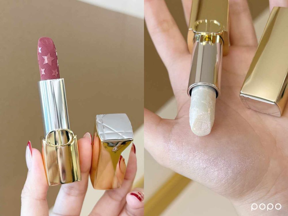 2025必擁有奢華唇彩首選！「迪奧雙頭唇釉」台灣開賣，奢華金色管身、繁星亮片膏體，柔霧星光＋晶瑩璀璨兩種唇妝一次Get！-7