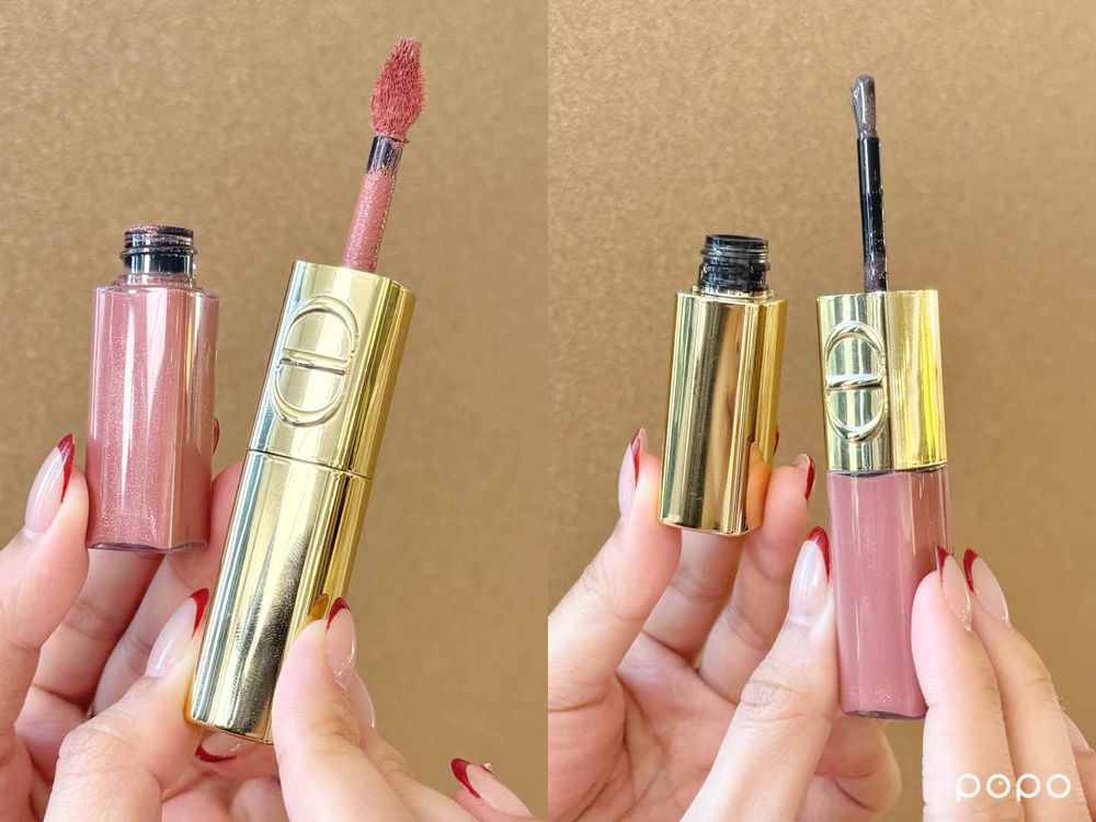 2025必擁有奢華唇彩首選！「迪奧雙頭唇釉」台灣開賣，奢華金色管身、繁星亮片膏體，柔霧星光＋晶瑩璀璨兩種唇妝一次Get！-5