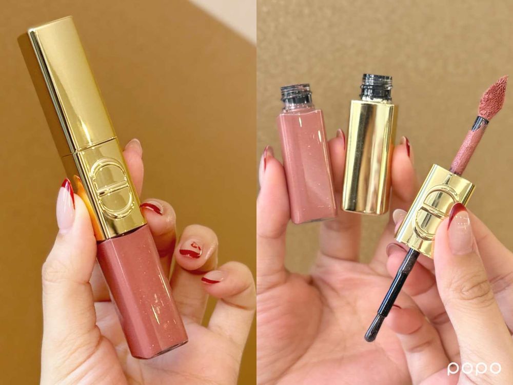 2025必擁有奢華唇彩首選！「迪奧雙頭唇釉」台灣開賣，奢華金色管身、繁星亮片膏體，柔霧星光＋晶瑩璀璨兩種唇妝一次Get！-4