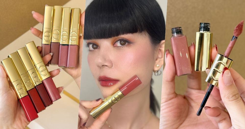 2025必擁有奢華唇彩首選！「迪奧雙頭唇釉」台灣開賣，奢華金色管身、繁星亮片膏體，柔霧星光＋晶瑩璀璨兩種唇妝一次Get！-1