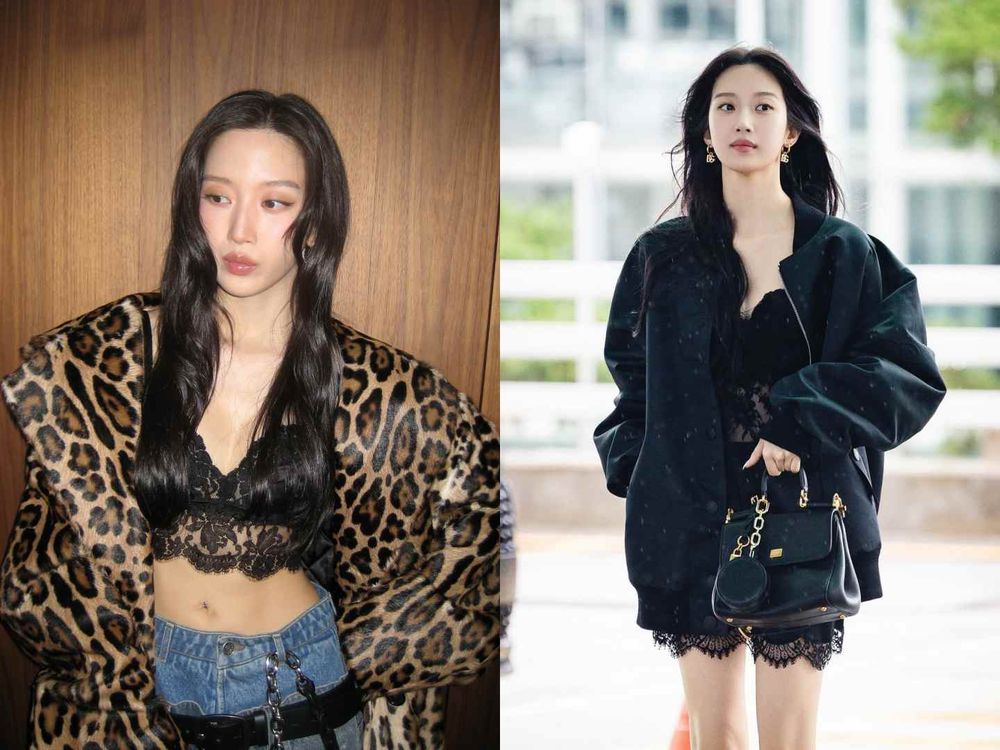 極繁主義回歸！Dolce&Gabbana秋冬系列「丁海寅花襯衫、蕾絲洋裝」根本明星的性感衣櫃！-12