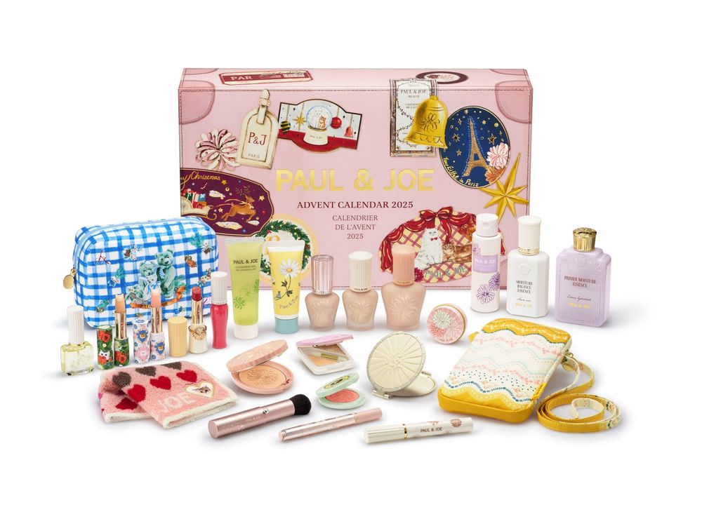 史上最多正貨！2025PAUL&JOE「巴黎假期倒數月曆」復古旅行箱＋女伶派對妝、共18款必收正貨！-1