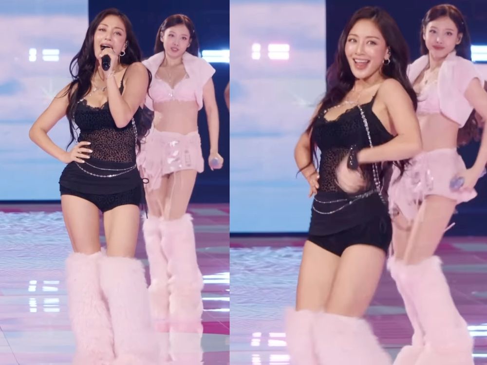 子瑜史上最大尺度！TWICE四成員登上維密大秀「超火辣表演服曝光」深溝美胸藏不住！-8