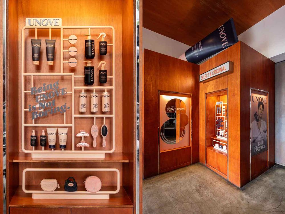 金珉奎愛用UNOVE髮品正式登台！聯手FAKE SOBER打造最潮快閃店，買聯名飲品送吊飾蝴蝶結、海報牆＋展示櫃必打卡！-2