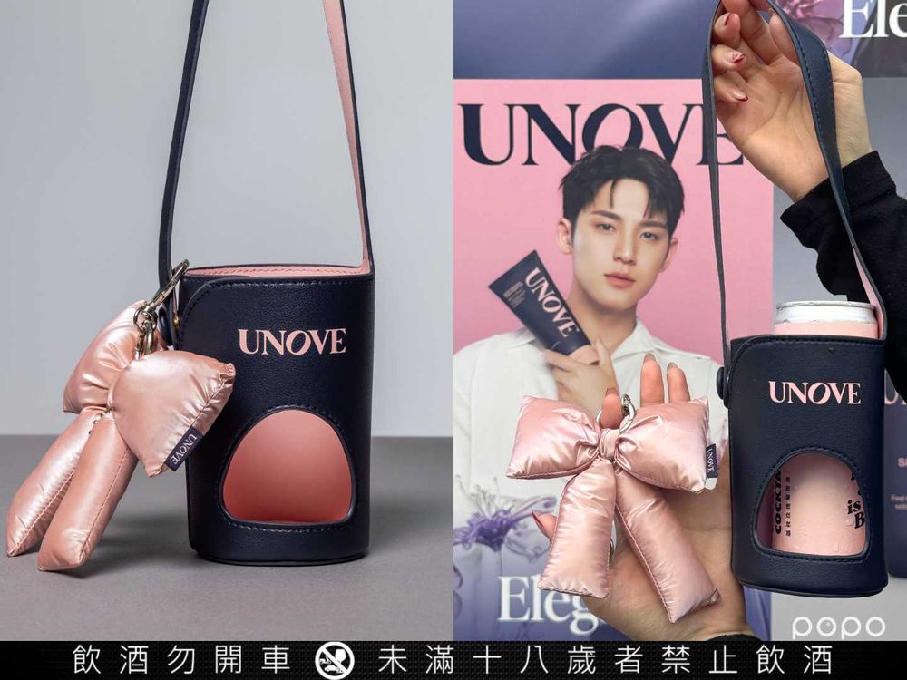 金珉奎愛用UNOVE髮品正式登台！聯手FAKE SOBER打造最潮快閃店，買聯名飲品送吊飾蝴蝶結、海報牆＋展示櫃必打卡！-9