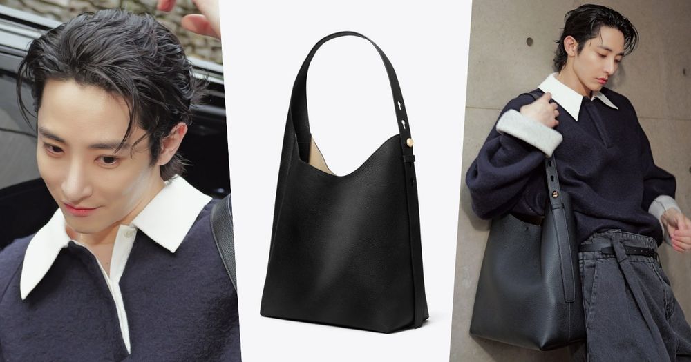 把馬路當伸展台走！「人間邪魅王」李洙赫現身Tory Burch活動！老公同款Romy包買得起！-1