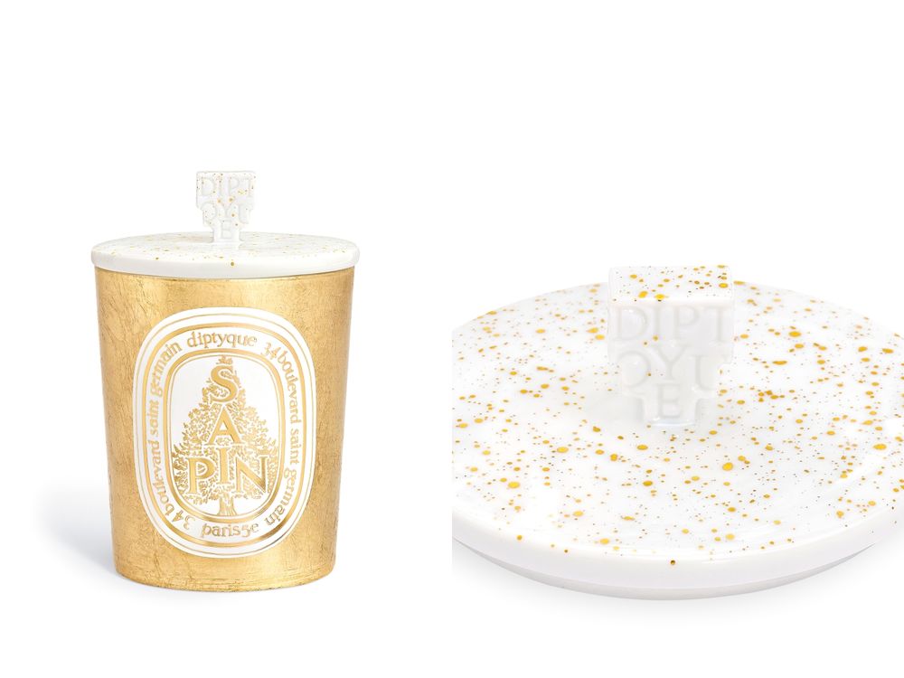 Diptyque「燭金夜語」2025聖誕限量系列開賣！冷杉香氛蠟燭、松果玻璃裝飾球、奢華倒數月曆必收！-5