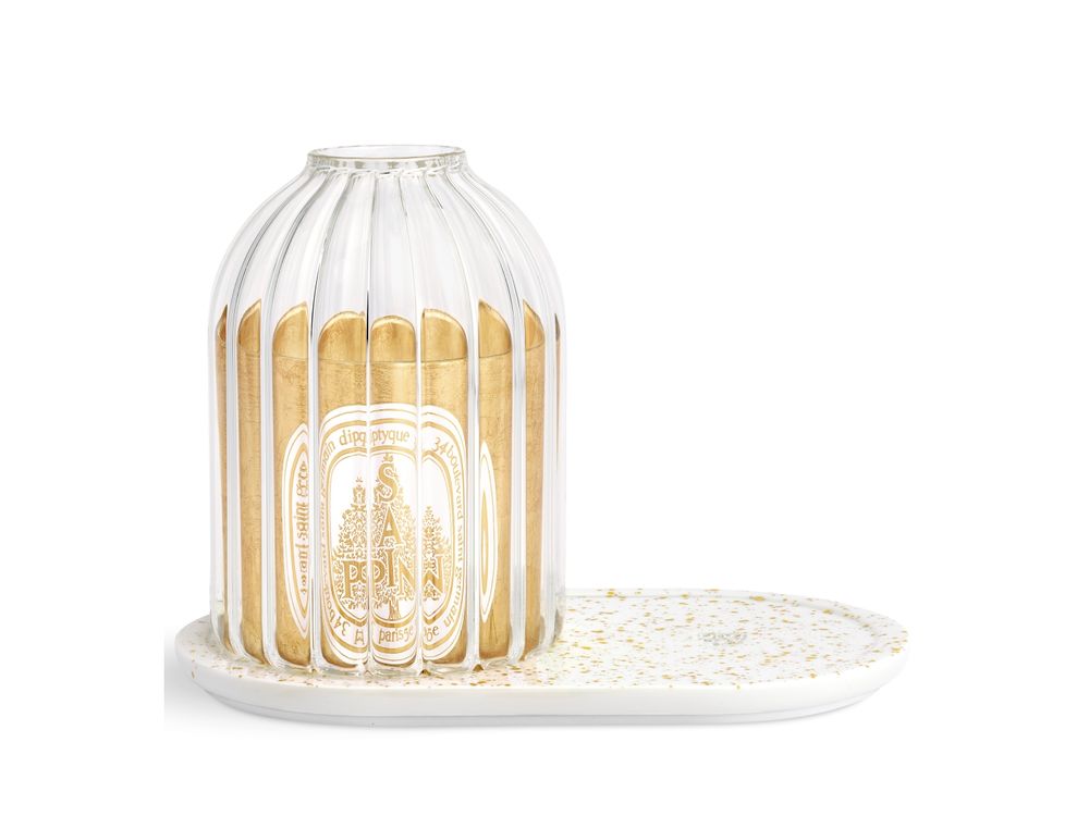 Diptyque「燭金夜語」2025聖誕限量系列開賣！冷杉香氛蠟燭、松果玻璃裝飾球、奢華倒數月曆必收！-8