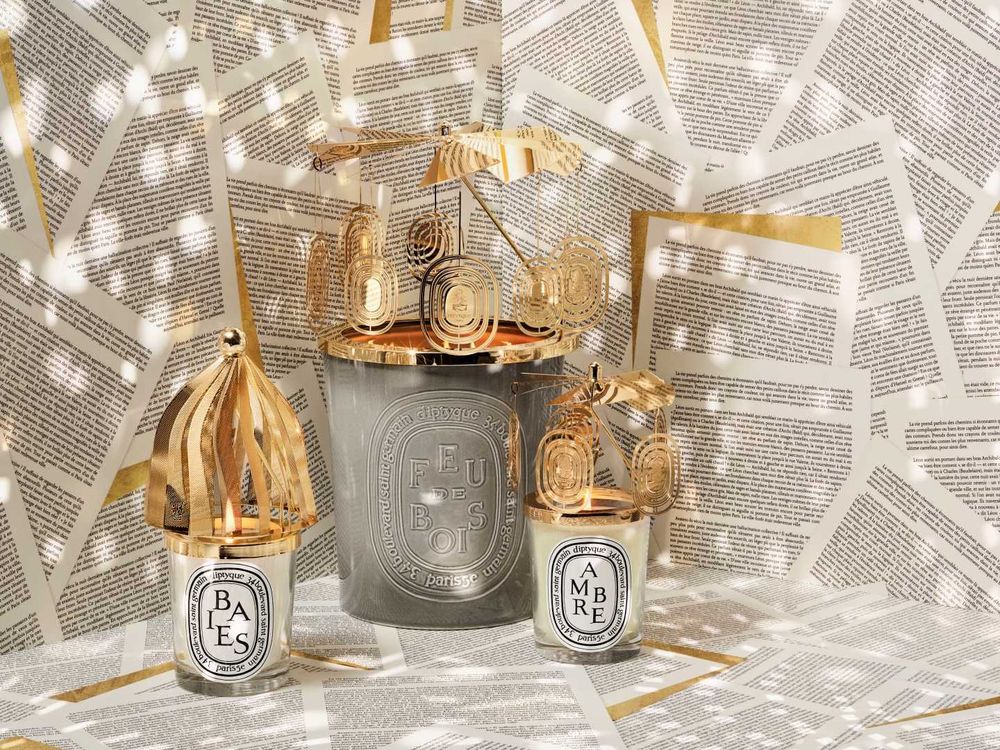 Diptyque「燭金夜語」2025聖誕限量系列開賣！冷杉香氛蠟燭、松果玻璃裝飾球、奢華倒數月曆必收！-11