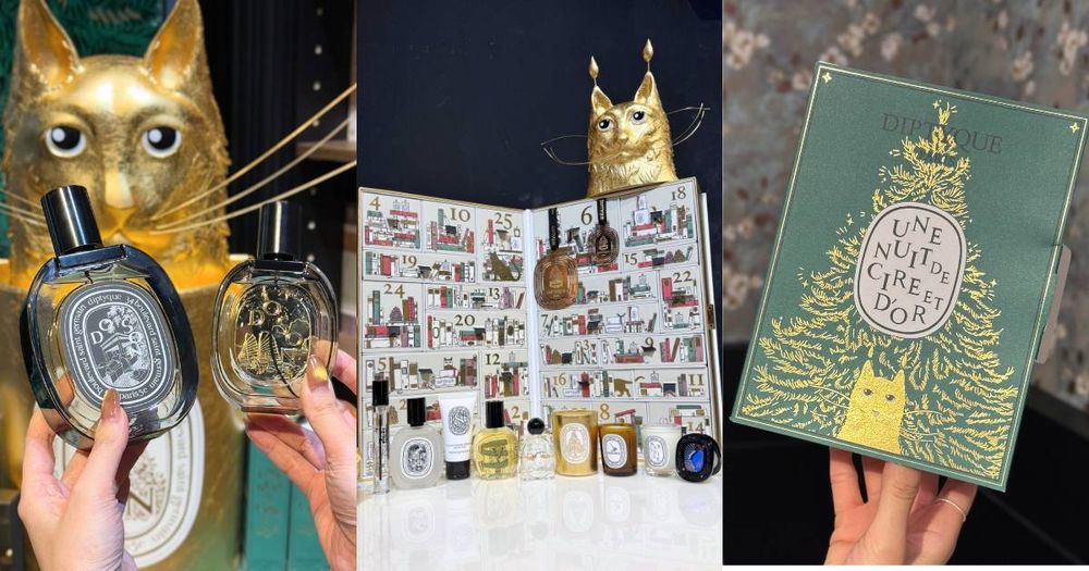 Diptyque「燭金夜語」2025聖誕限量系列開賣！冷杉香氛蠟燭、松果玻璃裝飾球、奢華倒數月曆必收！-1