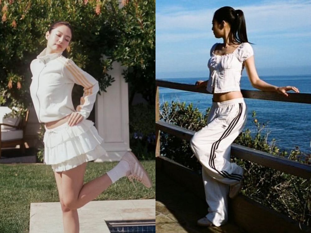 穿愛迪達最好看的女神！Jennie八套「adidas封神穿搭」球鞋、運動外套只要她穿過就秒賣完！-3