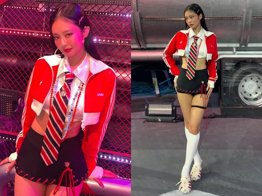 穿愛迪達最好看的女神！Jennie八套「adidas封神穿搭」球鞋、運動外套只要她穿過就秒賣完！-4