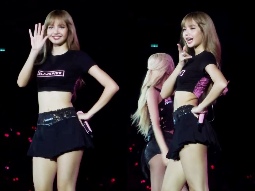 BLACKPINK高雄演唱會Lisa連兩天短裙都穿「台灣設計師品牌」全網：真的太用心！-3