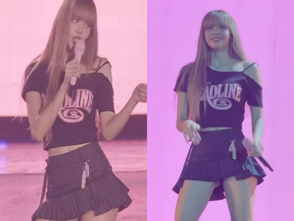 BLACKPINK高雄演唱會Lisa連兩天短裙都穿「台灣設計師品牌」全網：真的太用心！-5
