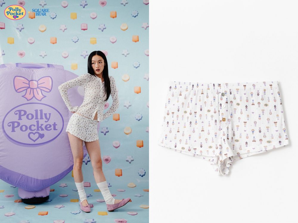 SQUAREBEAR攜手經典玩具品牌Polly Pocket！將「口袋裡的小宇宙」穿上身！-3