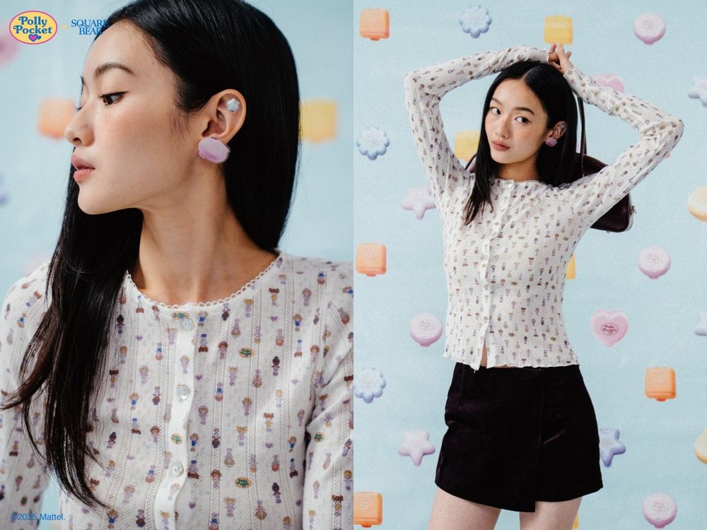 SQUAREBEAR攜手經典玩具品牌Polly Pocket！將「口袋裡的小宇宙」穿上身！-4