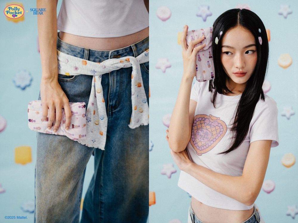 SQUAREBEAR攜手經典玩具品牌Polly Pocket！將「口袋裡的小宇宙」穿上身！-8