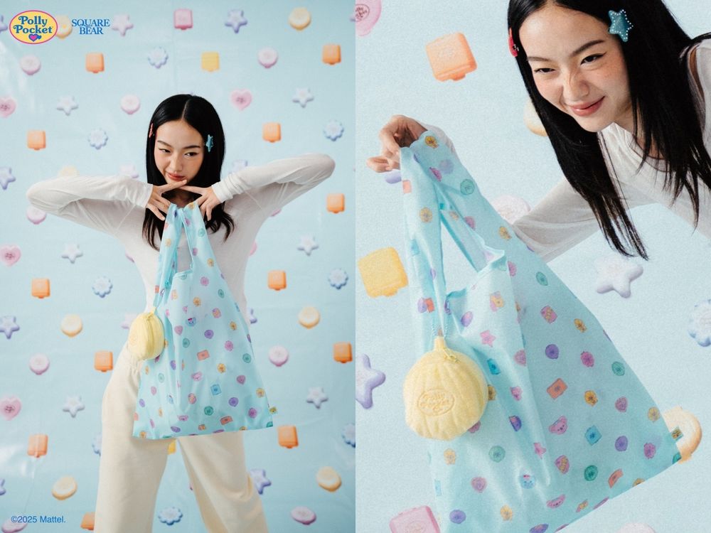 SQUAREBEAR攜手經典玩具品牌Polly Pocket！將「口袋裡的小宇宙」穿上身！-10