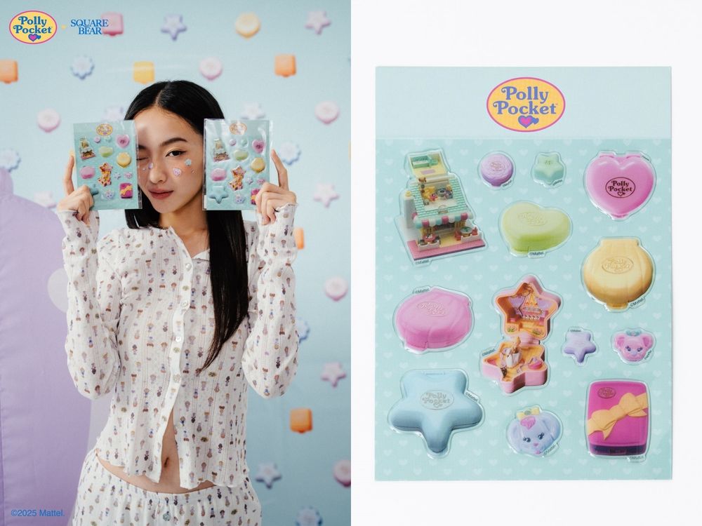 SQUAREBEAR攜手經典玩具品牌Polly Pocket！將「口袋裡的小宇宙」穿上身！-12