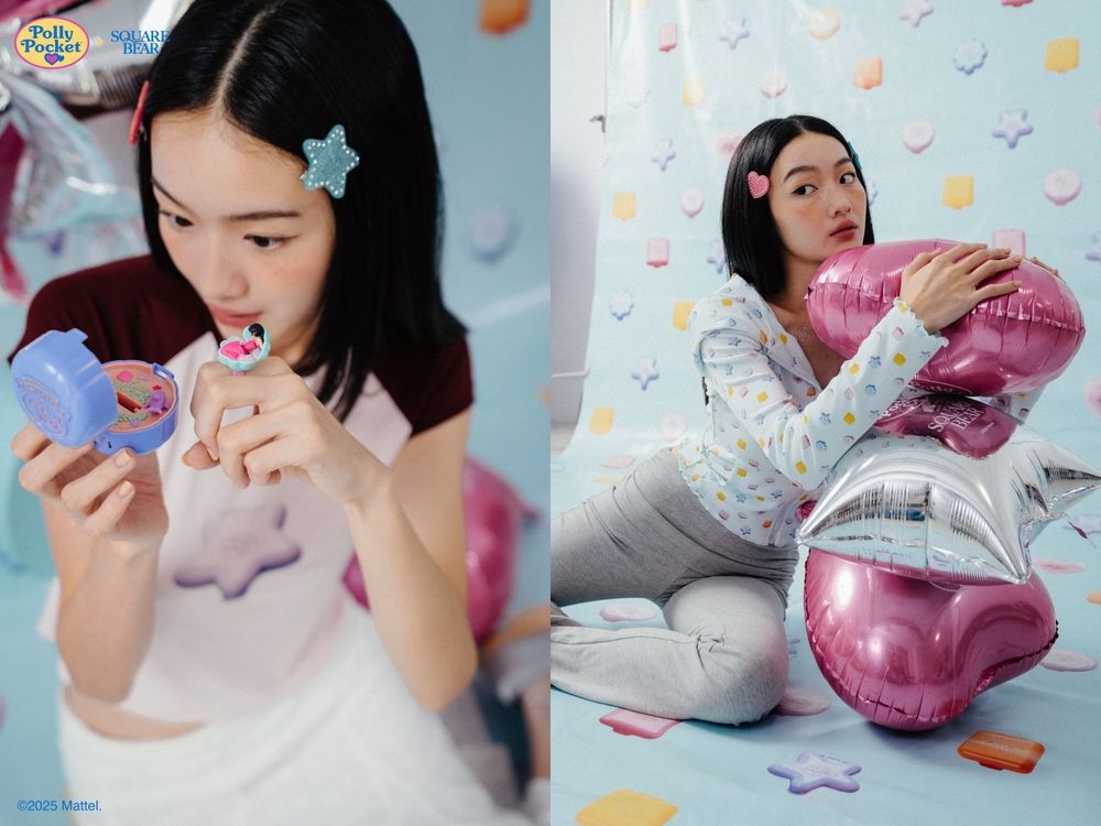 SQUAREBEAR攜手經典玩具品牌Polly Pocket！將「口袋裡的小宇宙」穿上身！-14