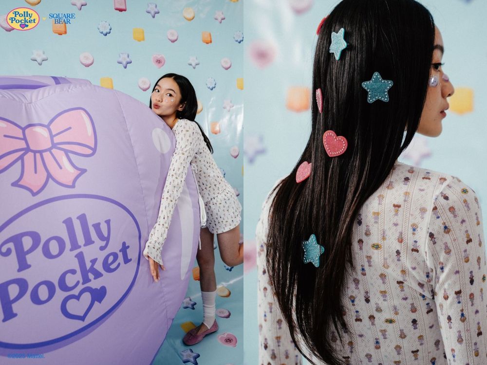 SQUAREBEAR攜手經典玩具品牌Polly Pocket！將「口袋裡的小宇宙」穿上身！-15
