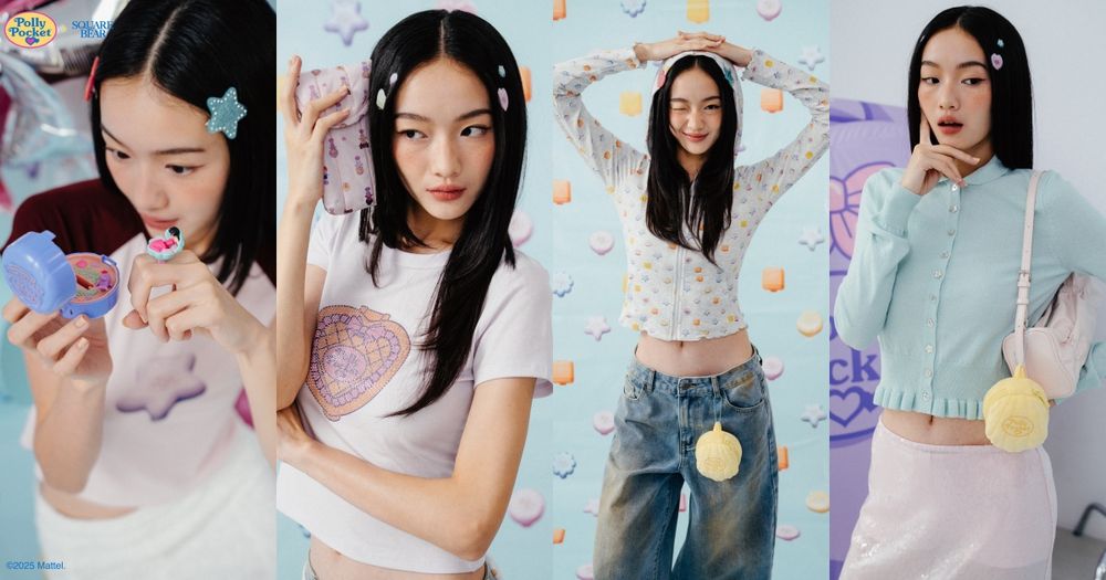 SQUAREBEAR攜手經典玩具品牌Polly Pocket！將「口袋裡的小宇宙」穿上身！-17