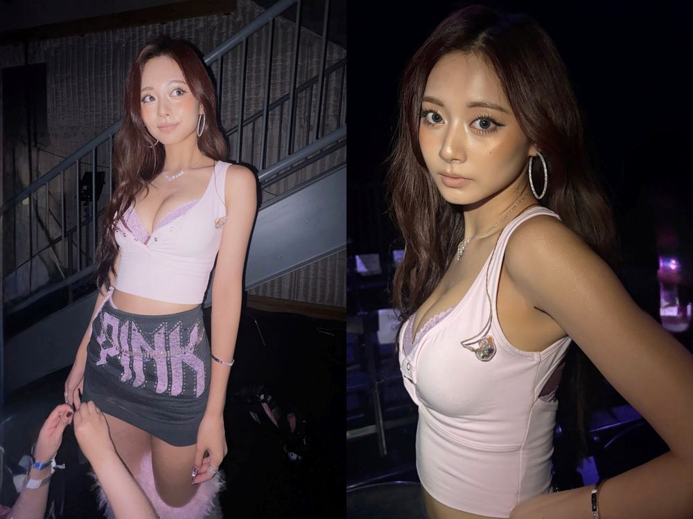 子瑜美胸深溝藏不住！TWICE維密大秀表演穿的「爆乳內衣」找到了、效果真的超好？！-5