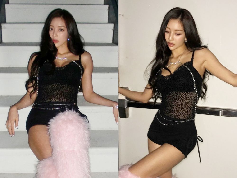 子瑜美胸深溝藏不住！TWICE維密大秀表演穿的「爆乳內衣」找到了、效果真的超好？！-11