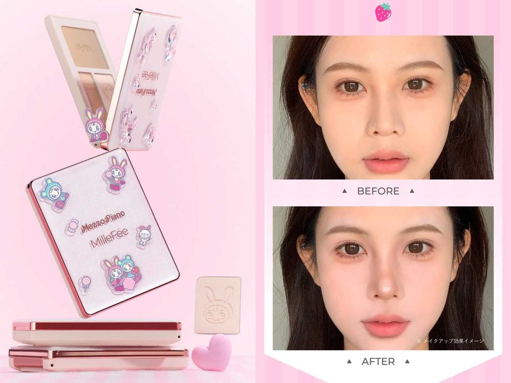 超夢幻彩妝結合童趣IP！MilleFée首次日本童裝mezzo piano聯名，腮紅液、眼影變裝，全可愛到想尖叫！-16