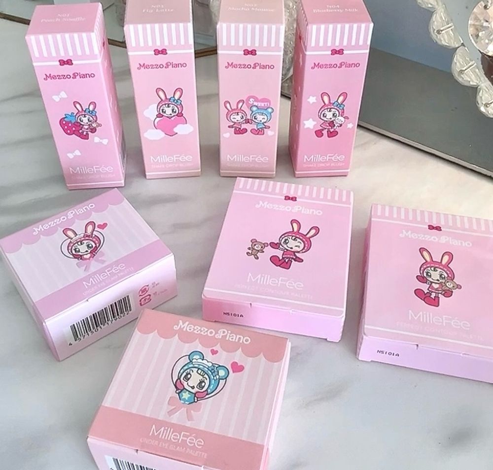 超夢幻彩妝結合童趣IP！MilleFée首次日本童裝mezzo piano聯名，腮紅液、眼影變裝，全可愛到想尖叫！-18