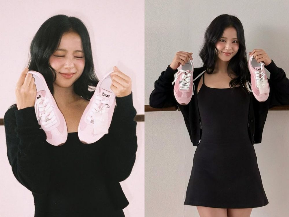 Jisoo來台灣腳上穿的原來是這雙！alo聯名芭蕾粉薄底鞋！整雙都是小巧思、誰能不心動？-2