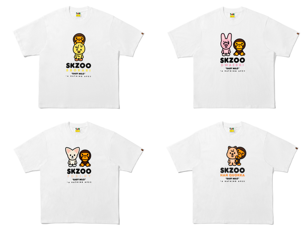 STAY們直接發瘋！BAPE驚喜聯手Stray Kids！巡演「同款外套、Logo上衣」帥到必收！-8